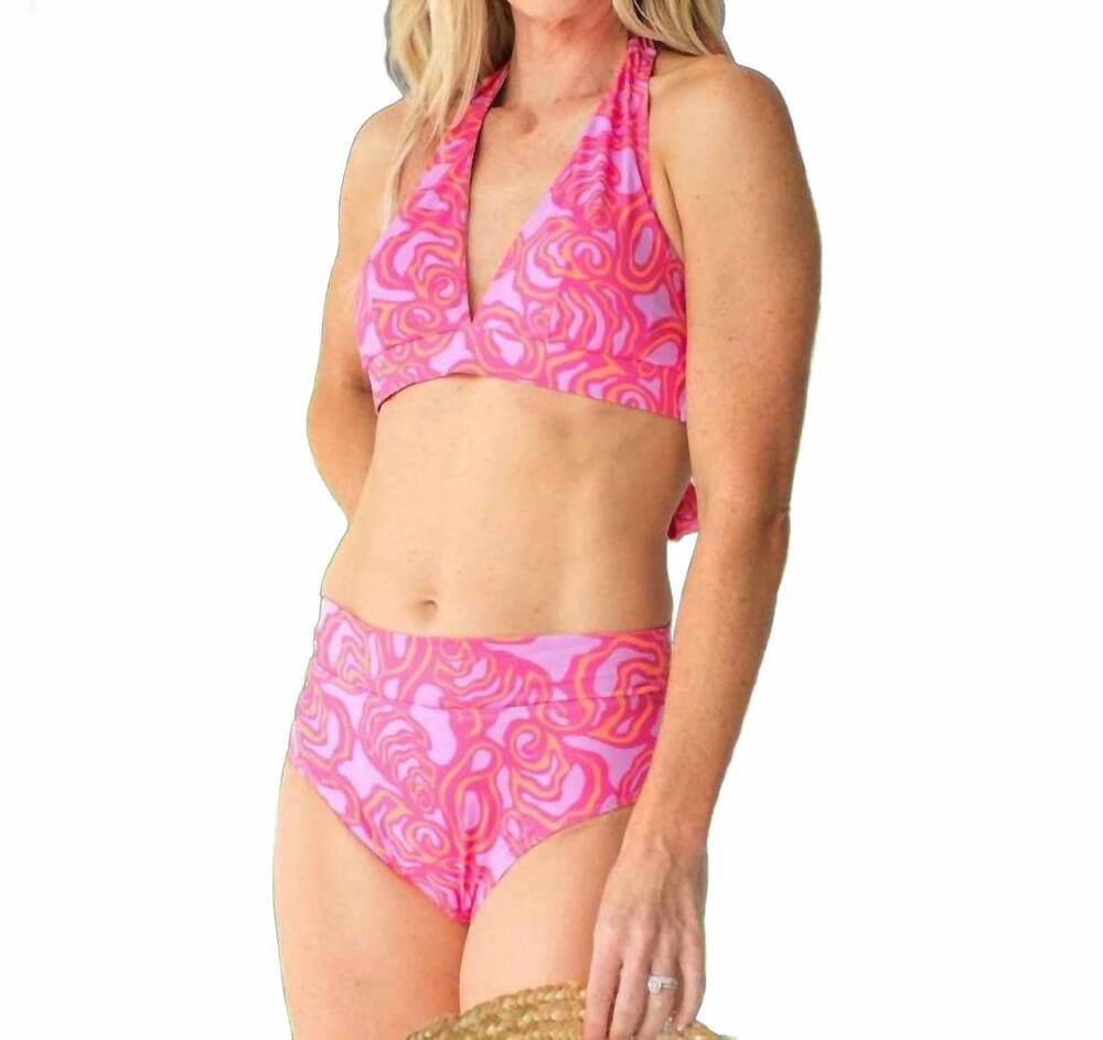 NEW MARY SQUARE kristi sandy shore two piece swimsuit in pink